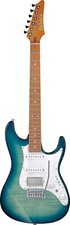 IBANEZ AZ22S1F-TXB E-Gitarre 6-String - Transparenter Türkiss Burst