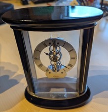 Tischuhr Haller modern schwarz