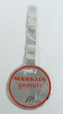 MÄRKLIN H0 HO geprüft Prüfplakette Prüfsiegel rot M gut erhalten Dampflok E-Lok