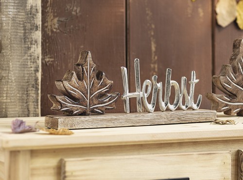 Herbstdeko schriftzug herbst - herbstdeko, "herbst"