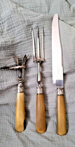 Antique french carving - carving, set
