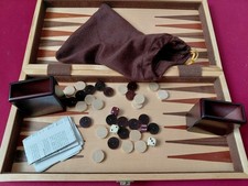 Schach Backgammon Holz