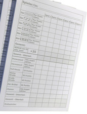 1x Kniffel Spielblock -