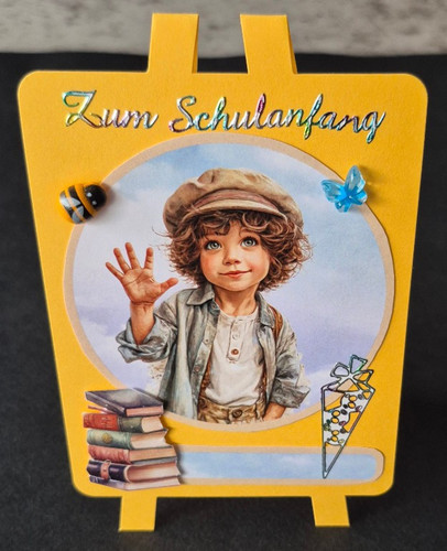 Glückwunschkarte zum - 3d,