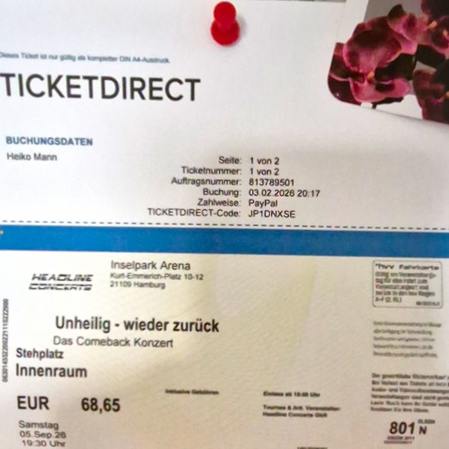 Unheilig wieder zurück - „wieder, zurück“