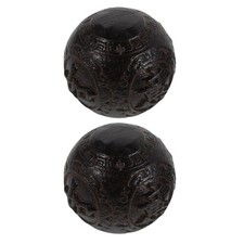  1 Paar Baoding-Kugeln aus Adlerholz: Traditionelle chinesische Massagekugeln