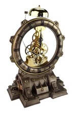 Nemesis Now Uhr Time Machine Steampunk Veronese Design Harz Bronziert OVP