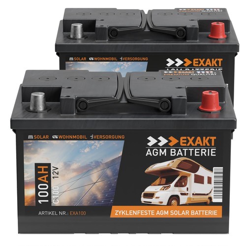 Solarbatterie 100ah 12v agm - 100ah,