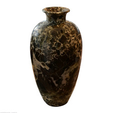 Vase IN Fels Leder Tigerauge Vintage Vase Rock Skin Tiger Classic Home Design