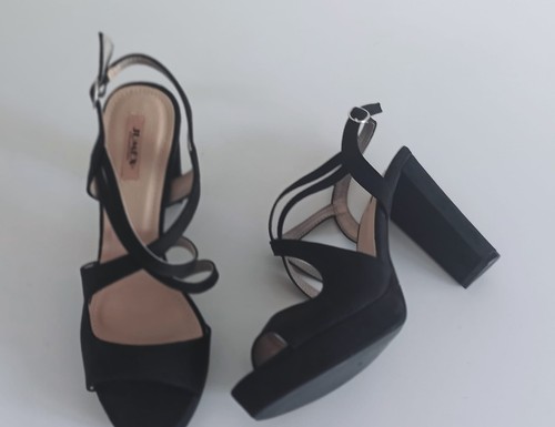 Damen sandalette plateau - sandalette, high