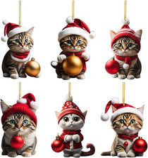 Weihnachtsbaum Anhänger Katze