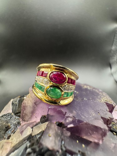 Dominanter ring karat - ring, 18