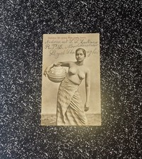 Vintage Alte Postkarte Ceylon Sri Lanka Singalese Girl