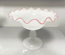 1870,  Glas  Fuss-Schale