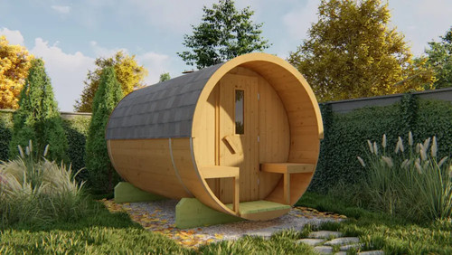 Thermowood saunafass ø205x300 - thermowood,