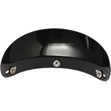 Schwarzes Motorradhelm-Visier