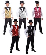 Weste Pailetten Kostüm Show