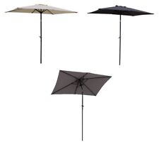 Sonnenschirm Balkonschirm eckig Sunny 210x140 cm knickbar 2,1x1,4 m Gartenschirm