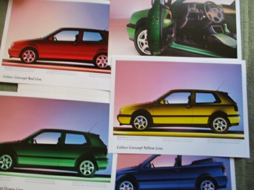 Golf iii mappe - vw, colour
