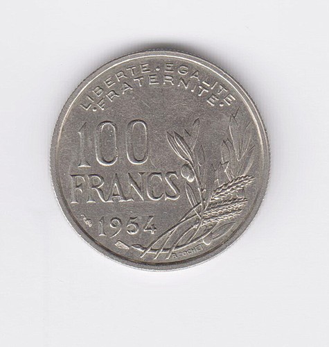 1954 100 francs frankreich - 1954,