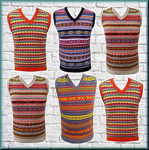 Herren fairisle weste - herren,