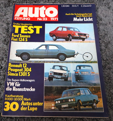 Auto zeitung 1971 alpine - 23/1971,