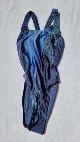 Speedo badeanzug glossy blue - glossy,