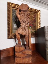 RÜBEZAHL Geschnitzte große