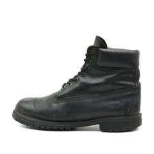 Timberland Herren 10073 Boots Schwarz Leder High-Top Classic Stiefel EU 44