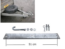 Ersatzradhalter Brenderup Flach auf Deichsel Anhänger MT3080