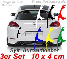 Sylt Insel Autoaufkleber Bike