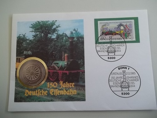 Numisbrief 150 jahre eisenbahn - numisbrief,