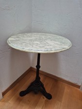 Bistrotisch rund 60cm mit Marmorplatte