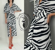 ZARA LEINEN MAXIKLEID Maxi