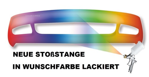 Stoßstange vorn lackiert - stoßstange,