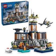 LEGO City 60419 Polizeistation auf der Gefängnisinsel Bausatz, Mehrfarbig