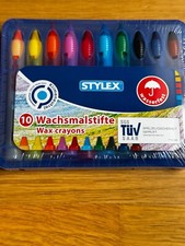 STYLEX 10 Sück Wachsmalstifte