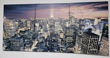 Leinwandbild 150x70 3-Teile Skyline New York