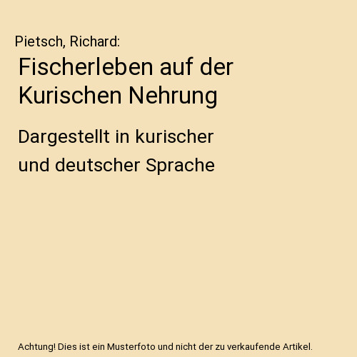 Fischerleben auf der kurischen - auf,