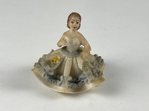 Sammler porzellan figur dame - porzellan,