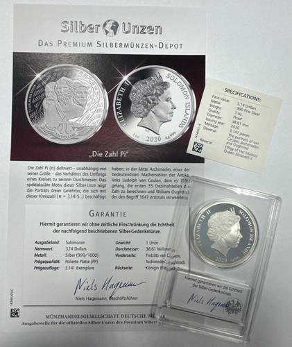 Dollars die zahl pi - zahl, pi"