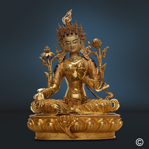 Buddha grüne tara statue top - tara, "top