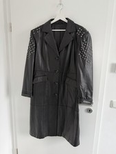 🖤 Echtleder Mantel Schwarz