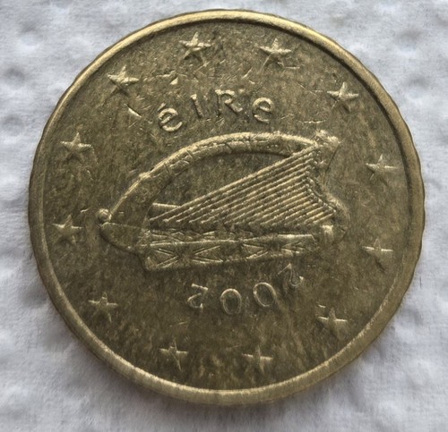 Cent münze aus irland - 10-cent-münze,