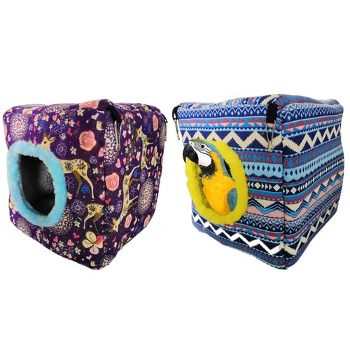 Parrot nest plush snuggle bird - nest,