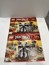 Lego Ninjago 2505 Garmadons Dunkle Festung nur Anleitung