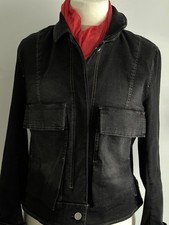 Jeansjacke LeComte - Damen - black used  Gr. 44 NEU Kurzjacke Blazer