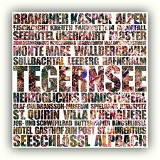 TEGERNSEE LEINWAND BILD "Mein