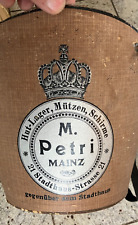 Antik Zylinder Hut Schachtel