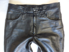 Lederhose/Lederjeans W34 L31_48/50_vom Lederschneider_Glattleder Vollrindleder